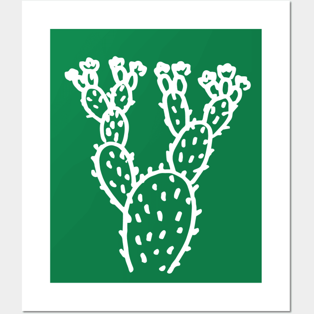 Nopales blancos Wall Art by Eduardo Tejedor